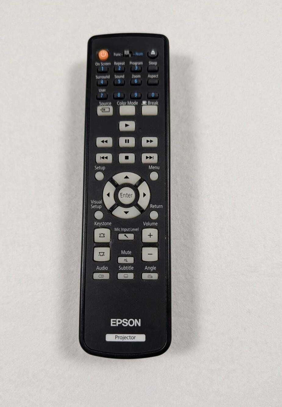 Genuine OEM Epson Projector Remote Control 151483001 Model BE Tested